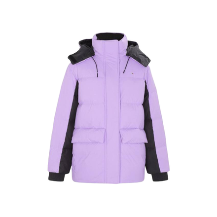 Tommy Jeans TJW Hooded Puffer Jacket "Purple"