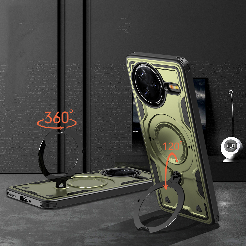 Чехол Magneto Case с кольцом для Poco F7 Pro