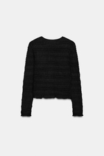 ФАКТУРНЫЙ КАРДИГАН — ZARA