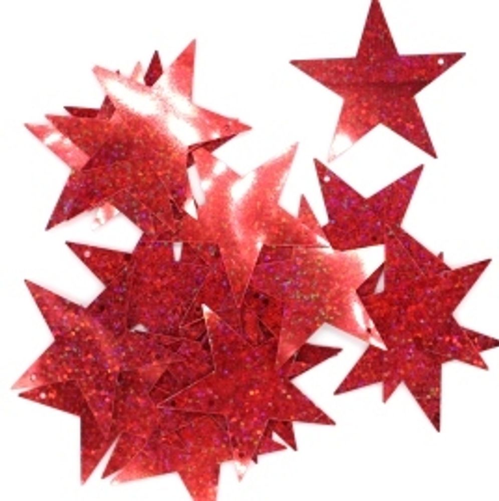 Пайетки звездочки, р. 5х5 см