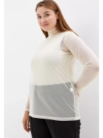 Водолазка лонгслив прозрачная pluse size