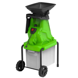 Измельчитель садовый электрический Greenworks GW-2800SD, 220 В, 2800 Вт с контейнером-2208007