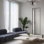Межкомнатная скрытая дверь под окраску Profil Doors 0PA профиль золото