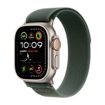 Умные часы Apple Watch Ultra 2 (2024) GPS + Cellular, 49mm, Natural Titanium Case with Green Trail Loop S/M, (Зеленый)