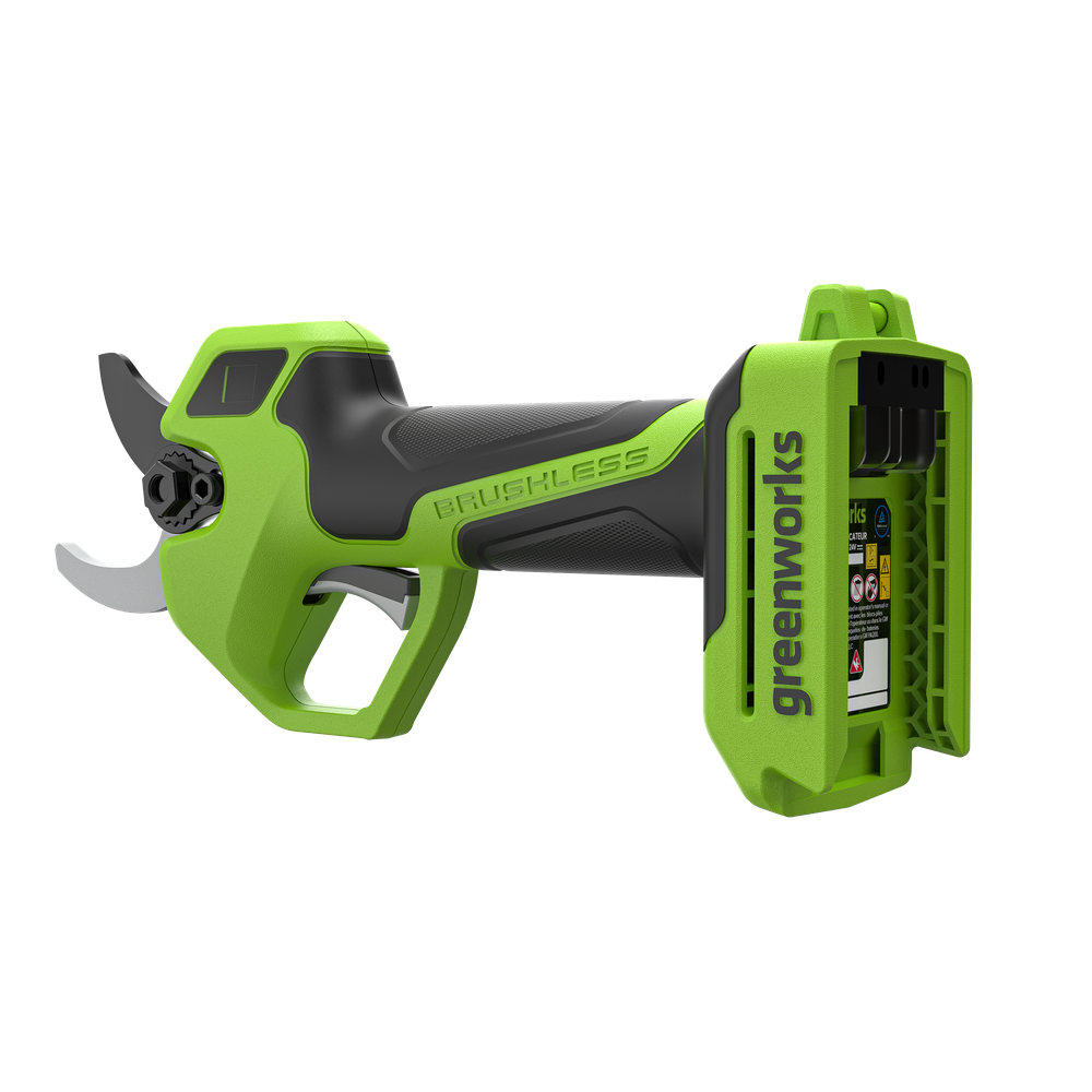 Секатор аккумуляторный Greenworks PR24320, 24V, 32 мм, c 1 х АКБ 4 Ач и ЗУ (PR24320UB)