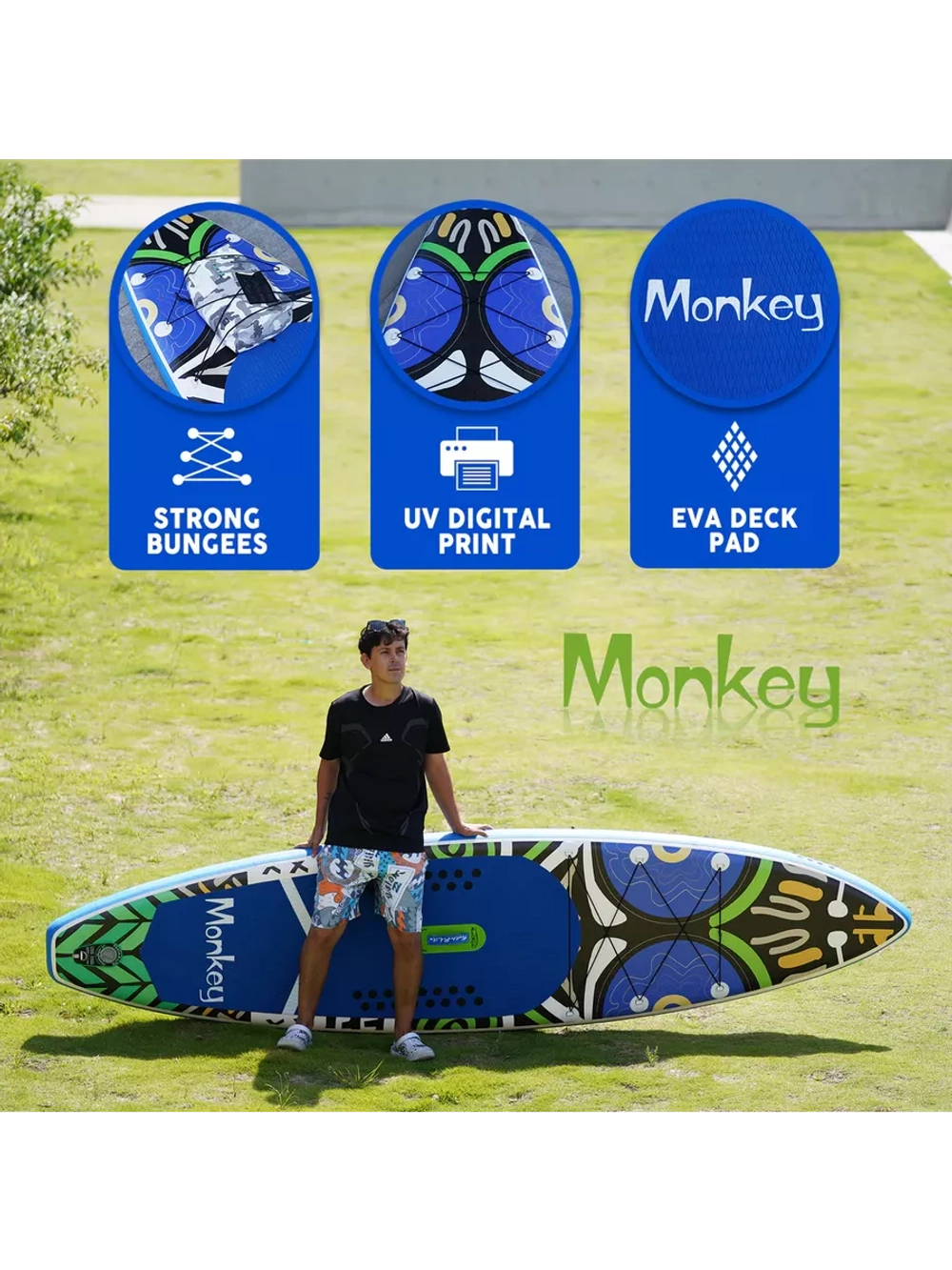 Сапборд надувной сап борд sup board 200 кг FunWаtеr 335 см