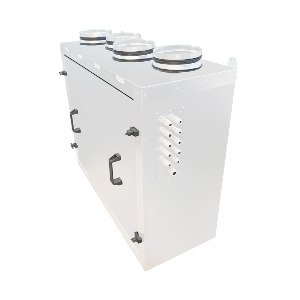 Приточно вытяжная установка c мембранным рекуператором OASIS-VME-EC-300-1.5-S