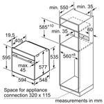Встраиваемый духовой шкаф BOSCH HSG7361B1
