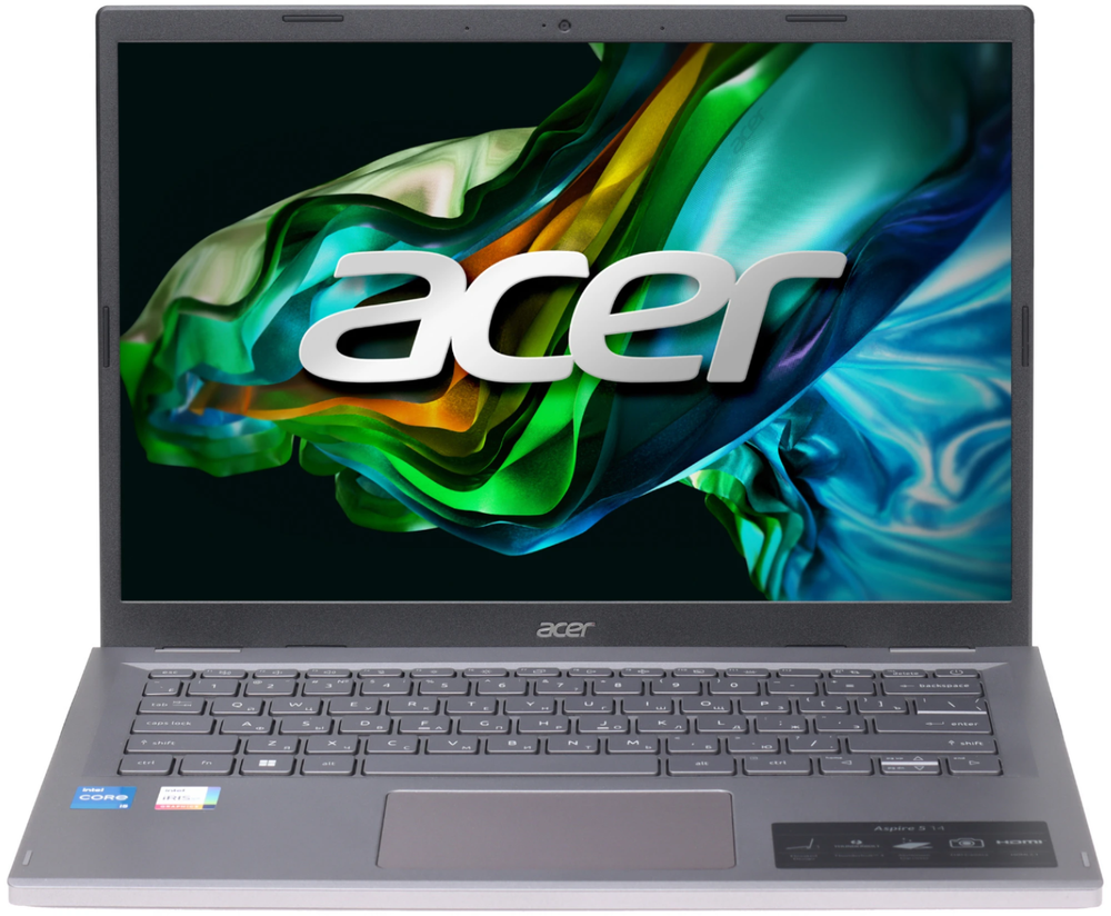 14" Ноутбук Acer Aspire A14-51GM (1920x1200, Intel Core i7-1355U, RAM 16ГБ, SSD 512ГБ, NVidia GeForce RTX 2050, OS Windows)