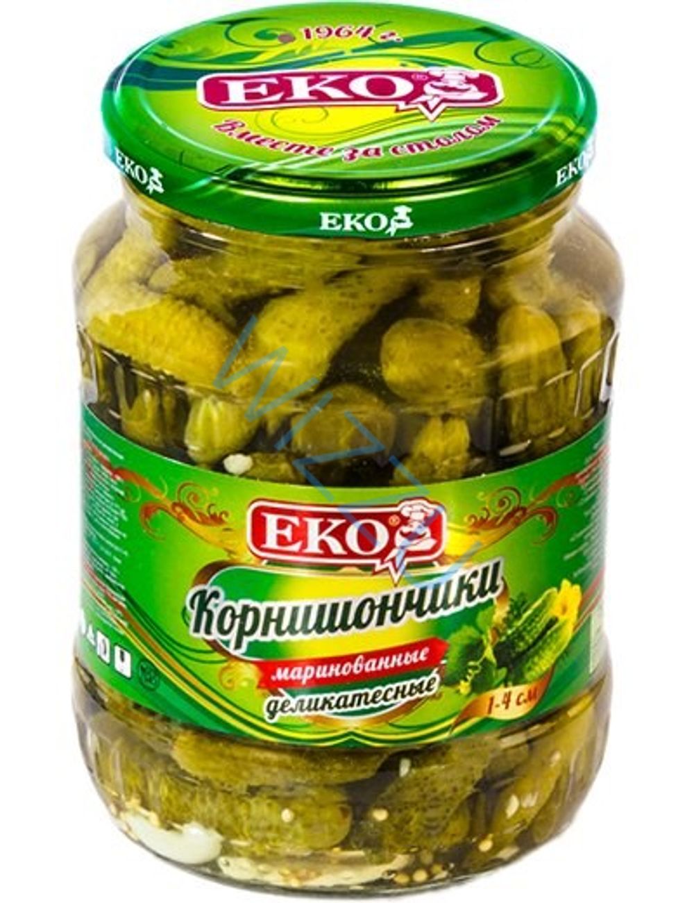 Корнишончики EKO маринованные 370гр