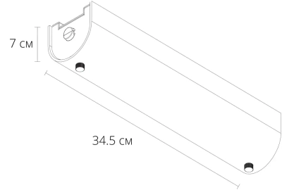 Подсветка для зеркал Arte Lamp TRATTO A4101AP-2WH, 2хE14