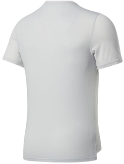 Мужская теннисная футболка Reebok Workout Ready Supremium Graphic Tee M - pure grey