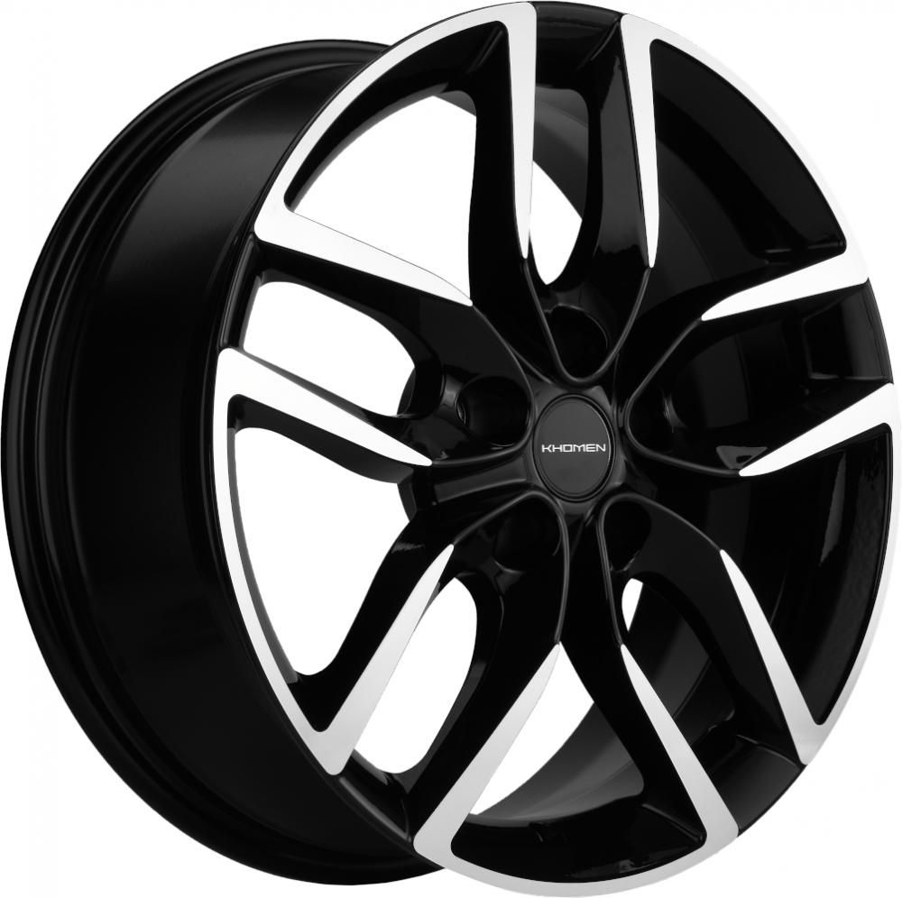 Khomen 1708 6.5x17 5x114.3 ET 37 Dia 66.5 (BFP)