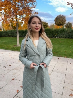 Пальто демисезонное стеганое