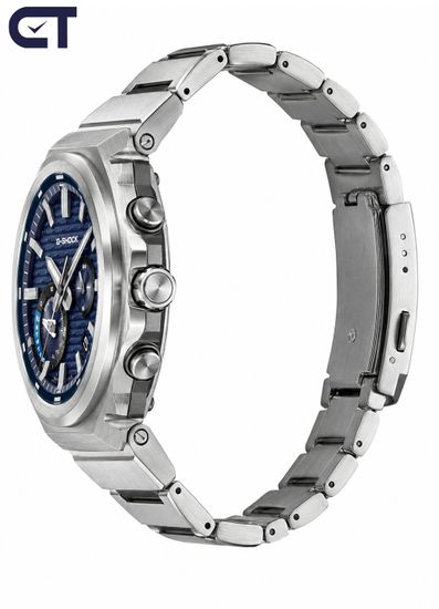 CASIO GST-B1000D-2ADR G-SHOCK мужские наручные часы — компактная G-STEEL с синим циферблатом, Tough Solar и Bluetooth