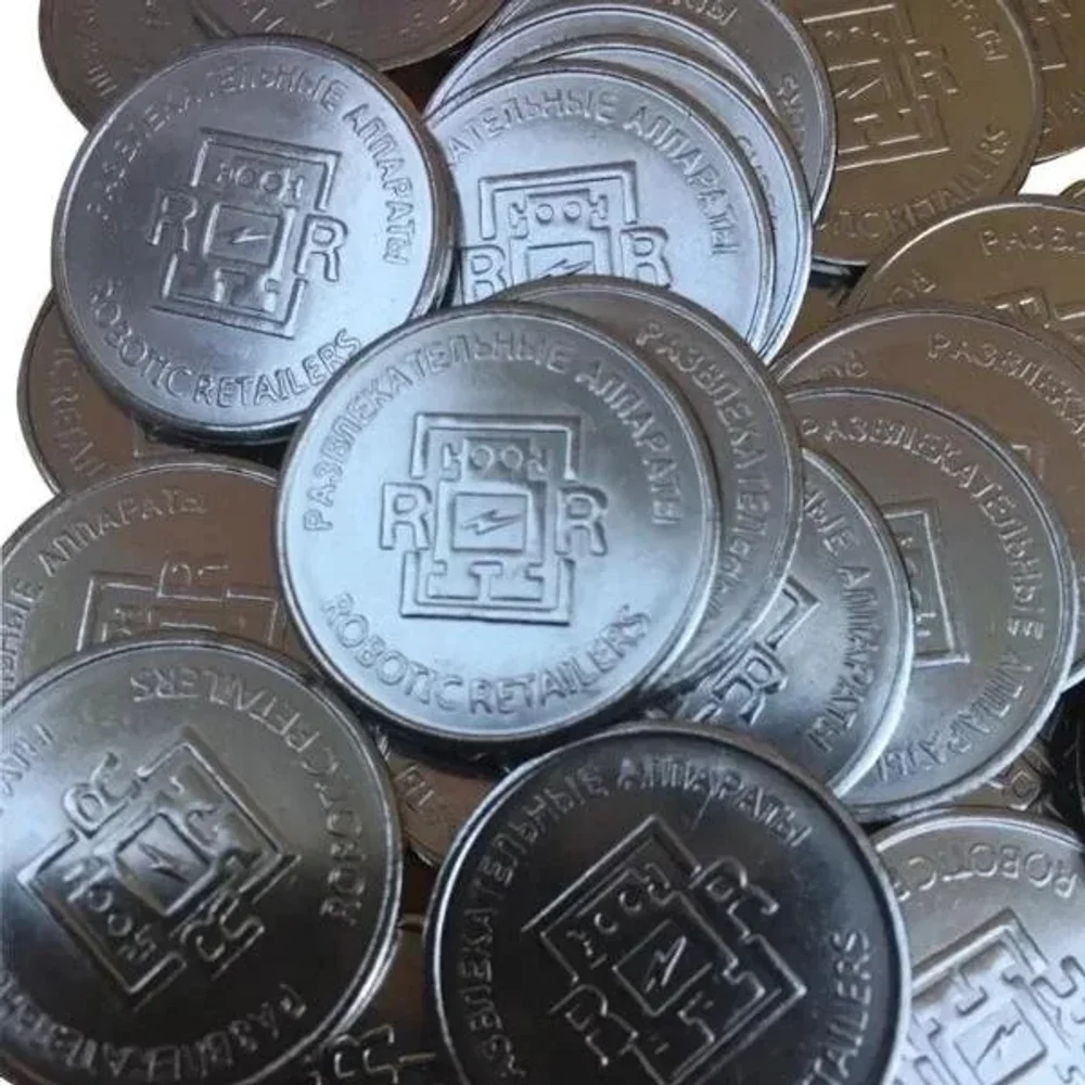 Жетоны 25*1.8 мм. с индивидуальным дизайном