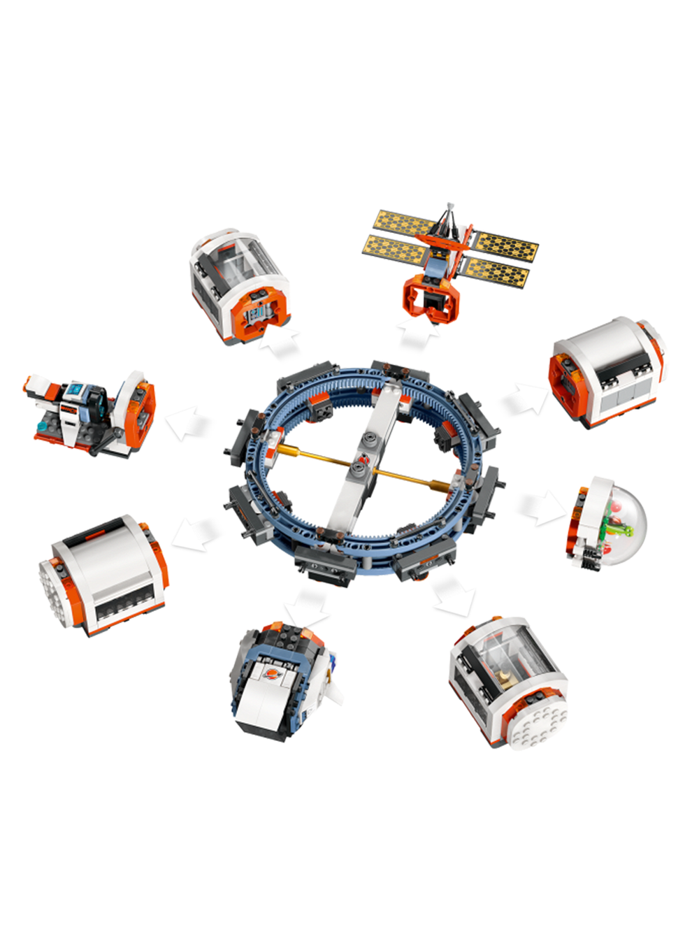 Конструктор Лего Сити Космическая станция | LEGO City Modular Space Station 60433 — 1 097 деталей (7+)
