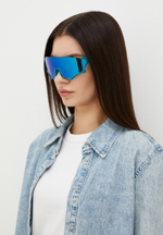 Спортивные очки HILX Revok / Shiny Blue Blue / Blue Lens