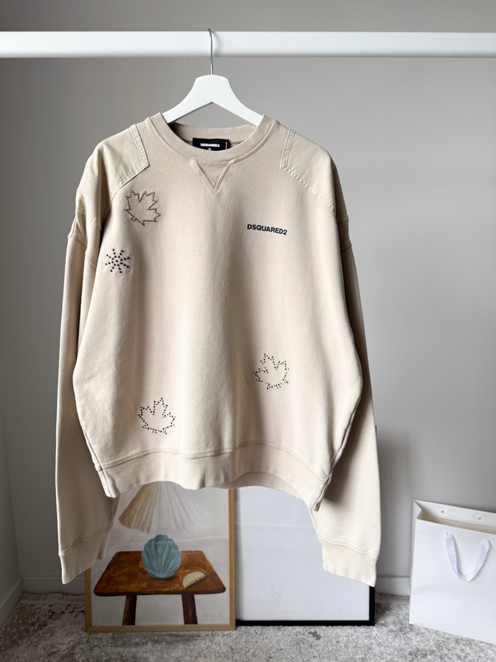 Хлопковый свитшот Dsquared2, XL