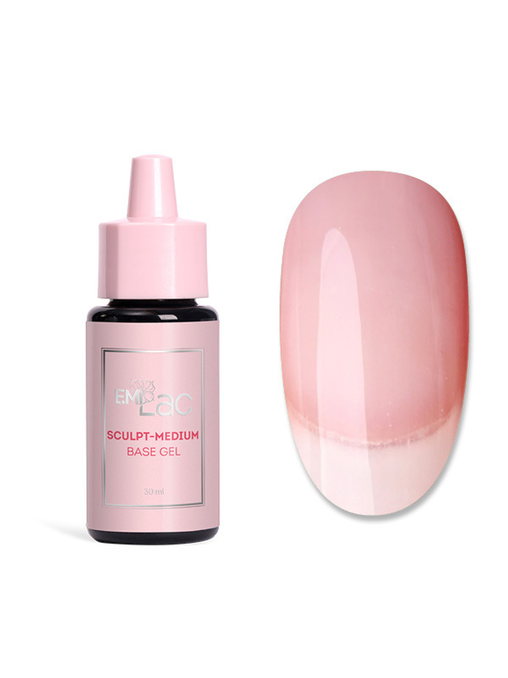 E.MiLac Sculpt-Medium Base Gel, 30 мл.
