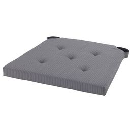Подушка на стул IKEA JUSTINA (ЮСТИНА), Серый, 35 / 42х40х4 см