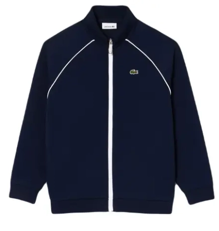 Детская теннисная толстовка Lacoste Kids' Zip-Up Sweatshirt - navy blue