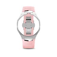 Корпус для часов POP-Swatch x AP - Красный и Розовый - Комплект из 2 ремешков