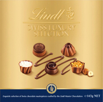 Шоколадные конфеты ассорти Lindt SWISS LUXURY SELECTION 143 г (Швейцария)