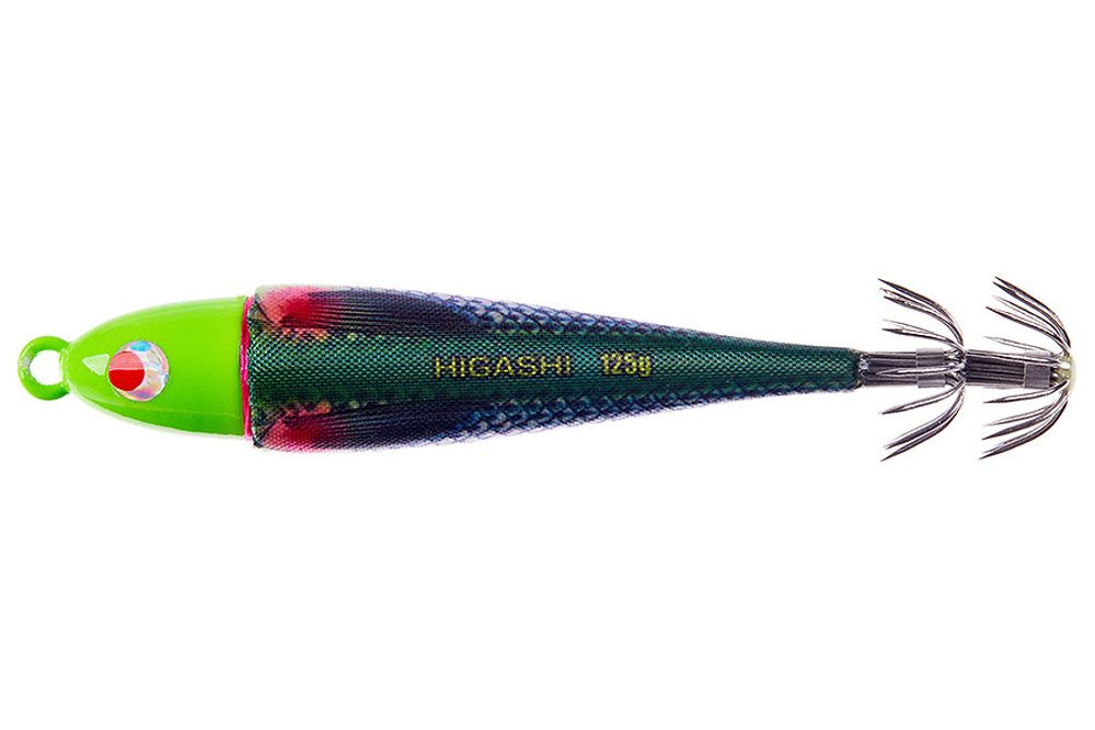 Кальмарница HIGASHI Squid Cloth sinker 125g #02 Green Mullet