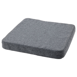 IKEA ÅKERVINDEFLY  (ИКЕА ОКЕРВИНДЕФЛИ)  -  Подушка на стул - серая 39/35x37x5 см