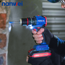 Аккумуляторный шуруповерт Nanwei NW-D8216C-4, 70 Нм, 20 В