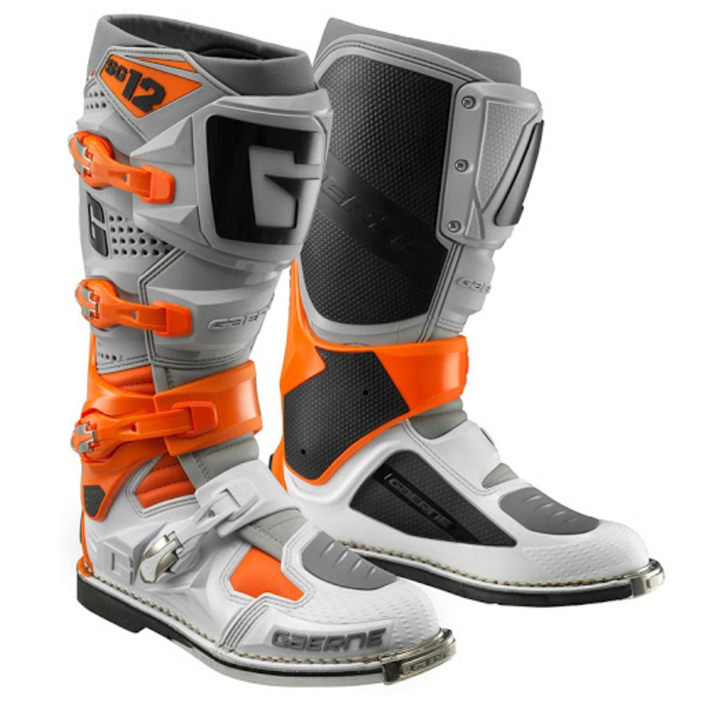 Мотоботы GAERNE SG-12 ORANGE/GREY/WHITE 41