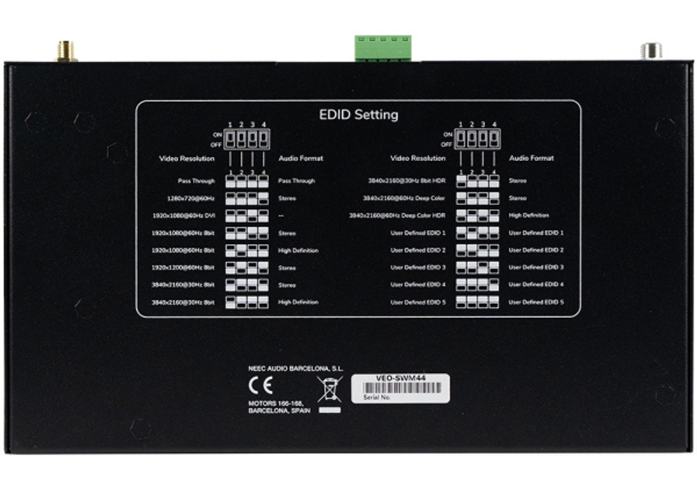 Коммутатор Ecler VEO-SWM44