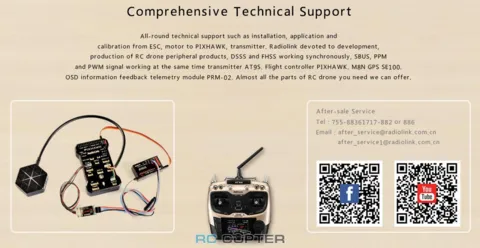 Полётный контроллер Radiolink Pixhawk new circuit design