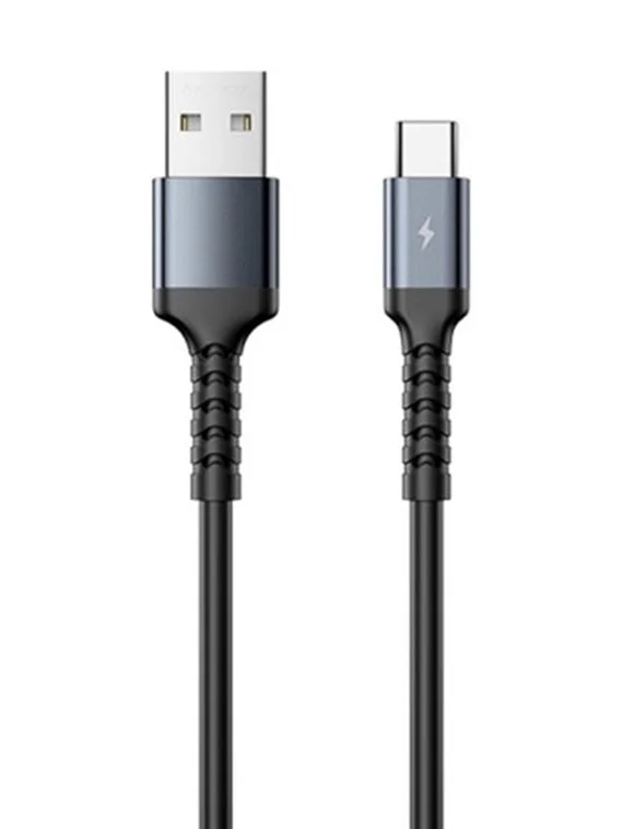 Кабель Remax RC-С008 USB-C to Lightning  data cable (iPhone) 1m черный