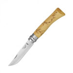 Нож Opinel №7 Nature, нержавеющая сталь, рукоять самшит