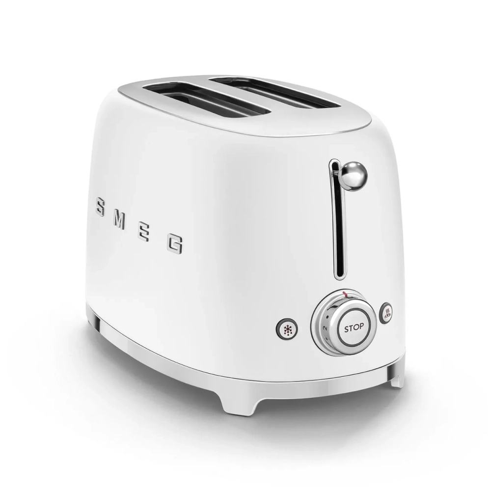 Тостер Smeg TSF01WHMEU матовый белый