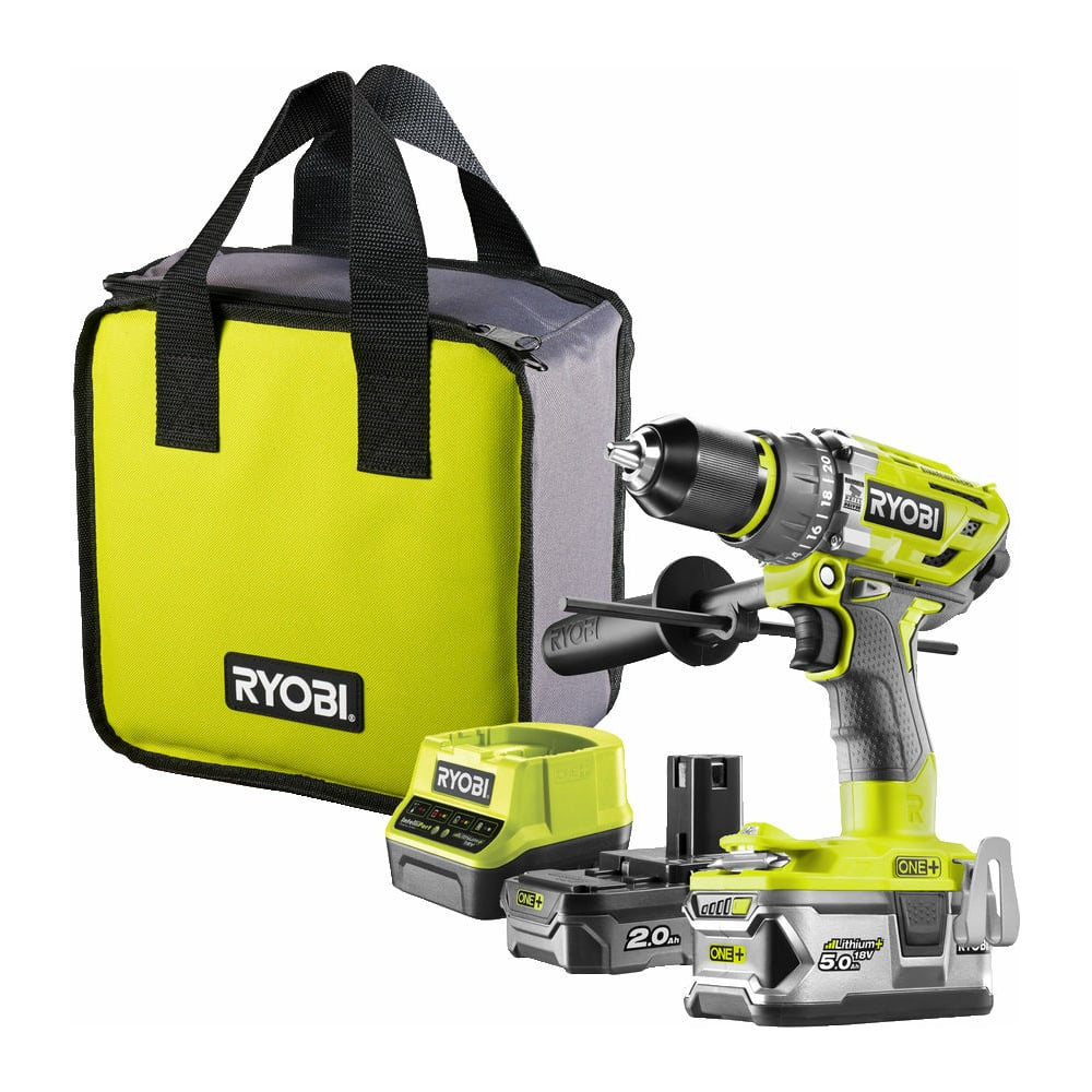 Бесщеточная ударная дрель-шуруповерт Ryobi ONE+ R18PD7-252S 5133004391