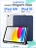 Чехол книжка для iPad 10 2022 (10.9")/ A16 2025 Gurdini Origami Case Темно Синий