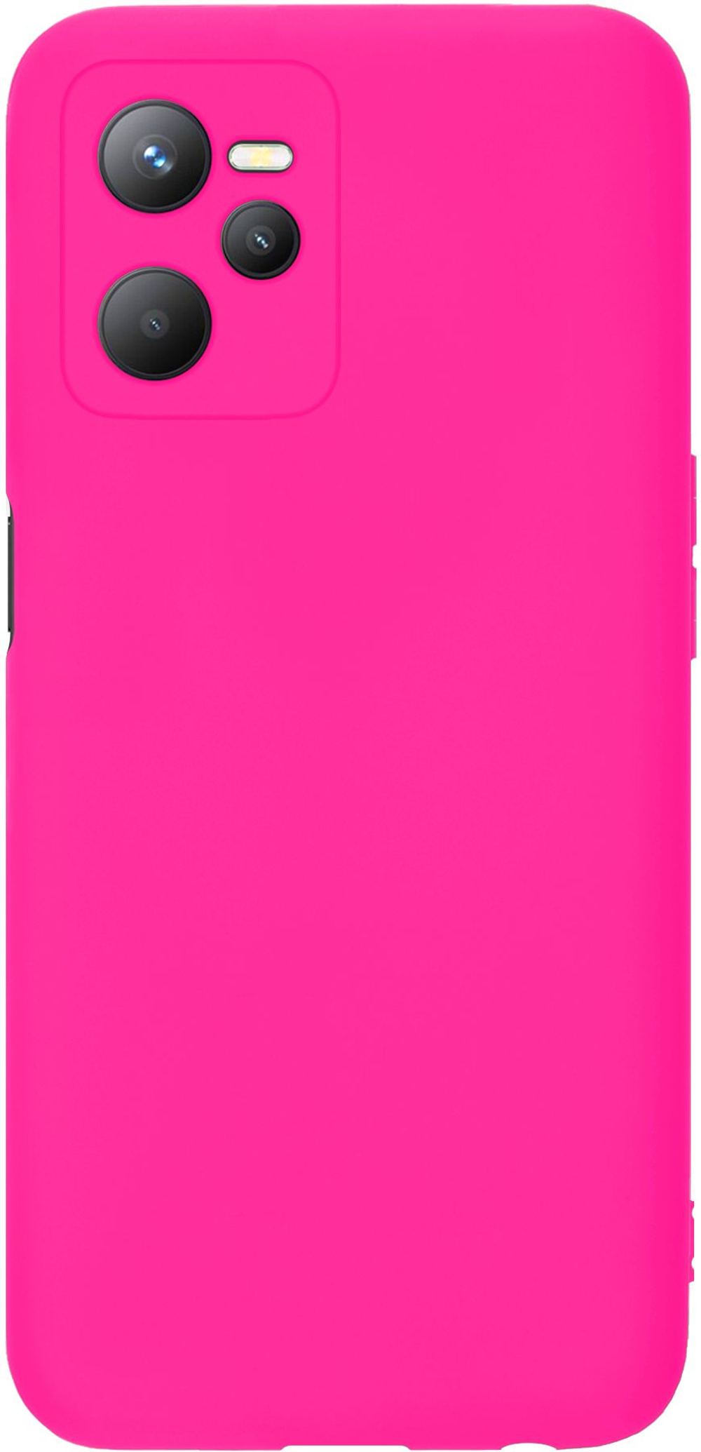 Мягкий Soft Touch чехол из силикона для REALME C35 с бархатной подкладкой