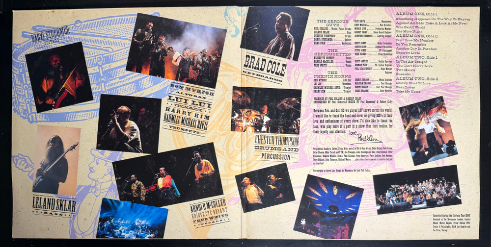Phil Collins – Serious Hits...Live! 2LP (Европа 1990г.)