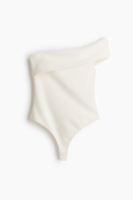 Боди-стринги с открытыми плечами - H&M