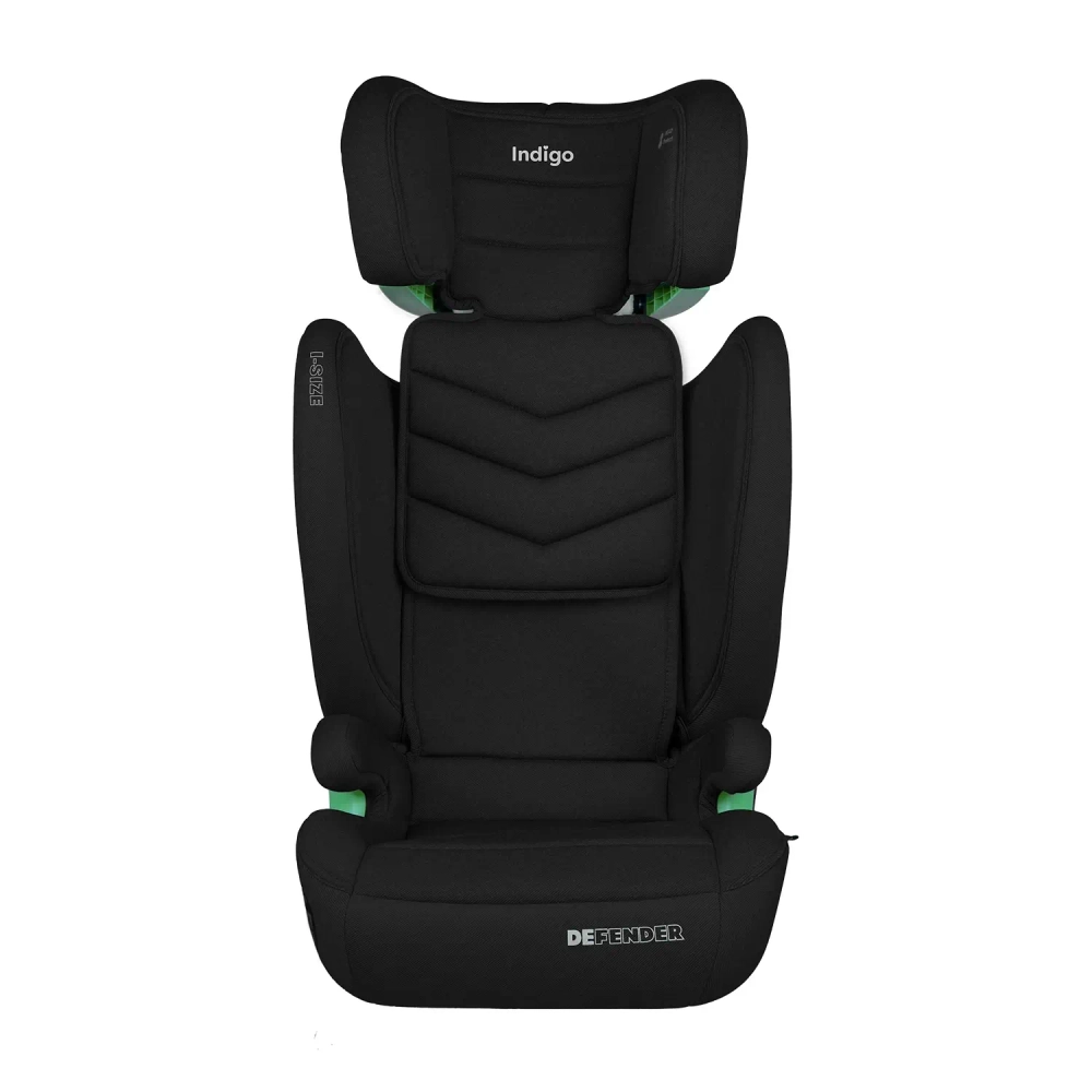 Автокресло Indigo DEFENDER isofix 2+3 (15-36 кг) черный