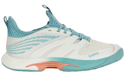 Женские теннисные кроссовки K-Swiss Speed Trac — blanc de blanc/nile blue/desert flower