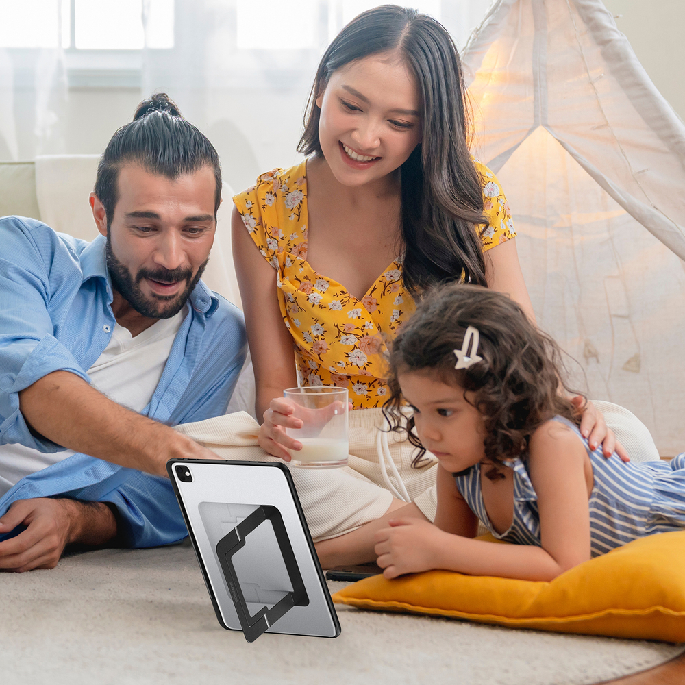 Чехол с многоугольной подставкой для планшета iPad Pro 13 (2024-), серия Axis Series Case от Dux Ducis