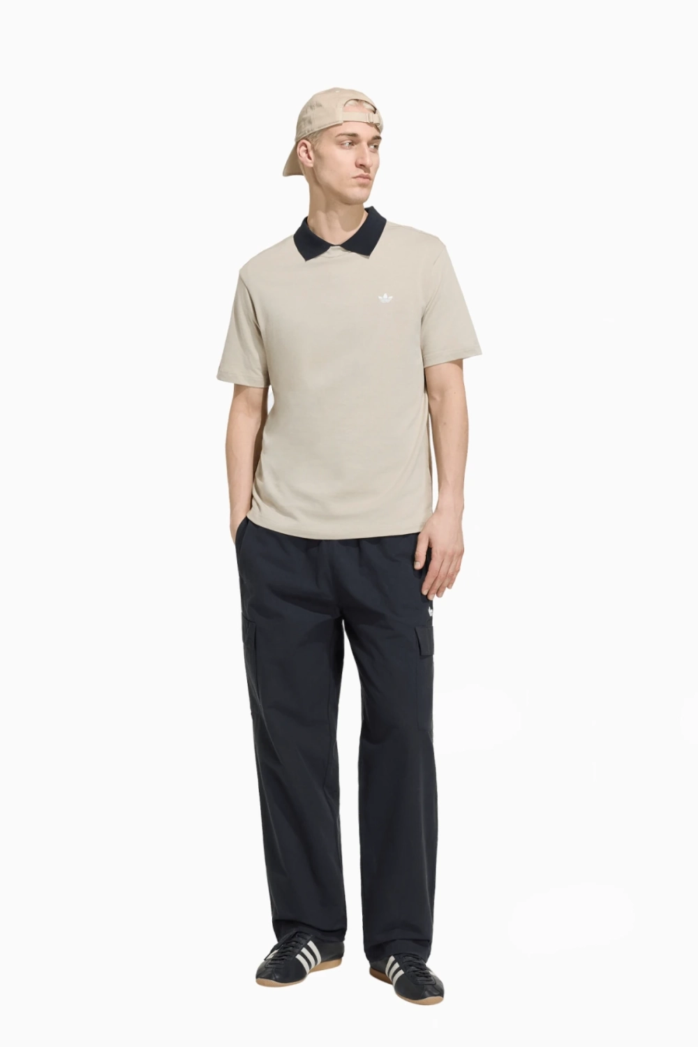 Футболка adidas Originals Trefoil Essentials - бежевый