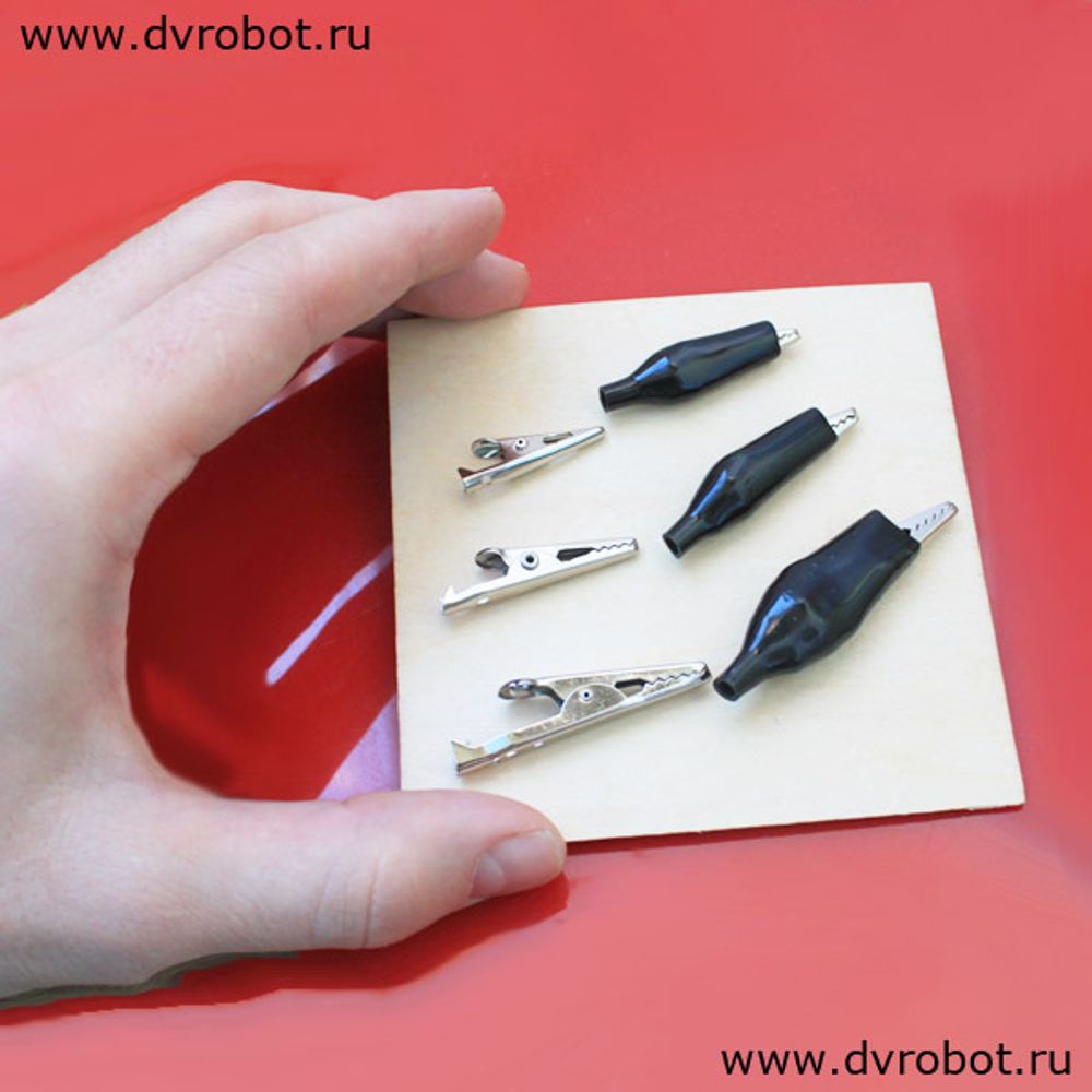Крокодил зажимной 3.5см- черный