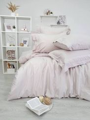 Постельное белье CATENA бежевый сатин делюкс TIVOLYO HOME Турция