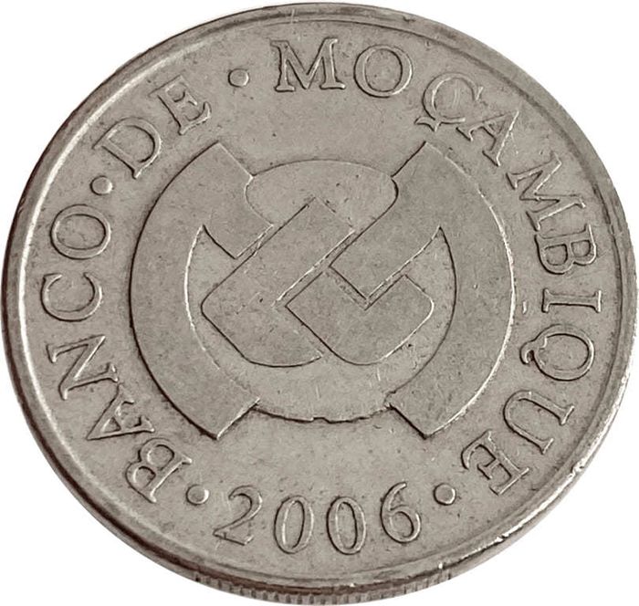 2 метикала 2006 Мозамбик