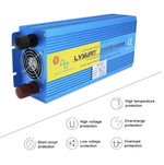 Автомобильный преобразователь напряжения инвертор Lvyuan 4000w 12v-220v Power inverter. Чистый синус. Чистая, немодифицированная синусоида.